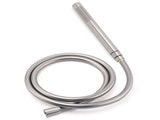 Brushed Nickel 2in1 Shower Set Sliding Rail Arm 8" Round Head Stainless Steel Handheld Twin Taps V1233-S4902BNSS019CBNKSR108NKC0292BN