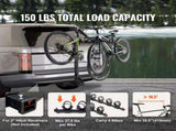 4 Bike Rack Hitch Mount Folding Swing Down Bicycle Carrier Car Truck SUV 150 lbs V952-GJZXCJXGSGJJ63517V0