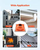 2 Pcs Metal Roof Pipe Flashing Boot Fit 160-300 mm Pipe High Temp Silicone V952-WDGDTGHSGJL28O0JIV0