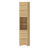 Levede Tall Bathroom Cabinet Storage 165cm Tallboy Adjustable Shelf Cupboard BATH1019-AU