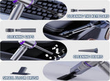 Cordless Handheld Vacuum & Air Duster with Dual Suction/Blow Modes, Transparent Dust Cup, USB-C V1107-CS-WSCZXCQ