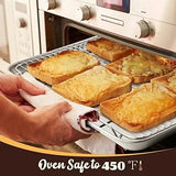 Half Sheet Baking Pan with Rack, Stainless Steel Oven Cookie Sheet Set for Cooking, 18 x 13 In V1188-MS-721-198