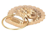 Antique Door Knocker Handle Brass Double Door Handle for Wooden Courtyard Side Door V1294-YM0901-3114210089211