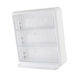 Wall Mounted Coffee Capsule Holder Clear Acrylic Compact Tea Bag Storage Rack for Office L Two Layer V1294-YM0710-3117230304312