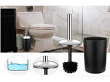 Trash Can Toothbrush Holder Set Toilet Brush Soap Box Lotion Dispenser Black Hotel Bathroom V1294-YM0703-3112230004411
