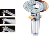 Water Saving Anti-Limescale Shower Head with Filter, 3 Modes SPA V1263-JX-5204