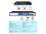 UL-TECH 1080P Security Camera System 4CH DVR with 4 CCTV Bullet Cameras CCTV-4C-4B-BK