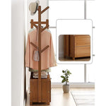 70cm Clothes Rack Stand Storage Shelves Modern Coat Tree V63-840851