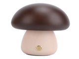 Small Wood Mushroom Lamp Night Light Cordless Bedside Touch Lamp USB Rechargeable 450mAh Battery Eye V1294-YM0901-3119240147011