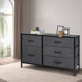 Levede Storage Cabinet Tower Chest Dark Grey CH1097-DG