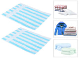 Travel Vacuum Bag Reusable Clothes Quilt Blanket Storage Bags with 3.5cm Air Inlet80x60cm V1294-YM0901-3113200210413
