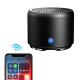 Portable Wireless Mini Bluetooth Speaker Mic Bathroom Shower Speaker Black V1263-JX-7059-2