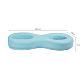 Blue Memory Foam Beauty Pillow for Side Sleepers - Anti-Wrinkle Face Pillow with Breathable Mesh V888-ELOSUNG56300