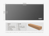 Winways Medium Throw ALR 100'' Rollable Fresnel Screen V943-S1-100