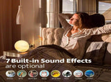Wake Up Light Sunrise Alarm Clock for Kids, Heavy Sleepers, Bedroom, with Sunrise Simulation, Sleep V1369-AZ3-W-07397
