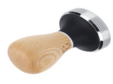 58mm Stainless Steel Flat Coffee Tamper Powder Pressed Hammer with Height Adjustable Wooden V1294-YM0901-3118200176411