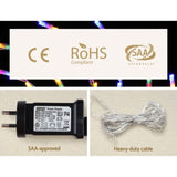 0.5M Christmas Lights 128 LED Spin Motif Light Decorations Jingle Jollys XMAS-MOT-SPIN-MC