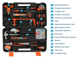 82 Pcs Household Hand Tools Set Hand Tool Kit for Home Office Car Repair Tools V462-H-22-01
