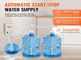 Bottled Water Dispenser Pump System, 2x5 Gallon Dispensing System, Automatic Electric Water V952-PZSYSBSJSGCGX2T5QV3