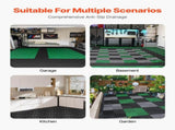 Interlocking Drainage Mat, 31 x 31 cm Modular Interlocking Cushion, 24 Pcs Splicing Drainage Mats, V952-CKPSD12X12INM0OD3V0