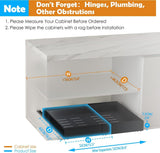 CARLA HOME Pack Pull Out Cabinet Organizer Expandable for Cabinets with Adjustable Slide Out Shelves LSB-36169