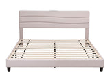 Artiss Queen Bed Frame with Storage Adjustable Headboard Platform Base Linen Fabric Charging Ports BFRAME-H-COZEY-Q-BG-AB