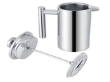 350ML Double Wall Stainless Steel Coffee Maker French Press Tea Pot with Filter V1294-YM0722-JY01656