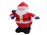 3.9ft Inflatable Santa with Gift Bag Light Polyester Easy Setup Blow Up Christmas V1294-YM0901-3115230124811