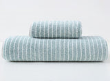 Luxury Cotton Striped Towel Set - 6 Piece Set , Ultra V888-ELOSUNG11390