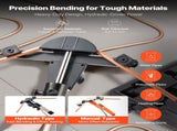 Hydraulic Tubing Bender Kit, 6 mm to 22 mm, Copper Tube Pipe Bender, Forward/Reverse HVAC Bending V952-JLSDWGJYYKZFV5GBE001V0