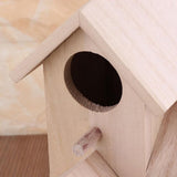 Wooden Bird House Fence Birdhouse Hanging Decoration Practical Bird Nest Wooden Box V1294-YM0721-10194224