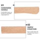 Easy Install Wooden Handle Replacement for Hatchet Khaki Wood Accessory for Home V1192-AZ-W-27593