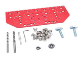 35mm Shelf Pin Jig and Hinge Jig Aluminum Alloy Hinge Drilling Tool for Handle Drawer Wardrobe V1294-YM0901-3114240110611