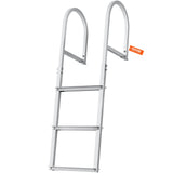 Dock Ladder, Removable 3 Steps, 227 kg Load Capacity, Aluminum Alloy Pontoon Boat Ladder with 7.9 cm V952-MTZTCXSJFHXJDP38PV0