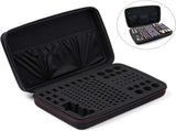 Black EVA Battery Organizer Case with Zipper, Holds 146 Batteries , Compact V1259-DP01-A-3754