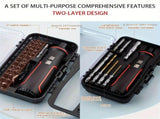 41-in-1 electric screwdriver, rechargeable screwdriver, multi-functional tool set, DIY tools, V1106-147-BLA-04074