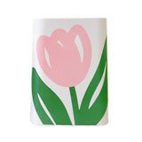 Floral Trash Can Large Mouth Cute Appearance Modern Style Garbage Waste Basket for Kitchen Bathroom V1294-YM0521-3117230064312