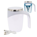 Glass&Bottle under 10,Self Stirring Mug Rechargeable Automatic Electric Coffee Mug Rotating Cute V1369-AZ3-W-20337