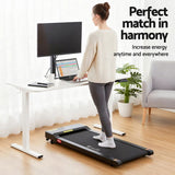 Artiss Electric Treadmill with 140cm Automatic Standing Desk Walking Pad 400mm SDTM-ET156E-WH-400PAD