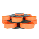 Snack Serving Tray Multifunction Large Capacity Flower Shape Nut Candy Serving Container for Home V1294-YM0523-3117220072112