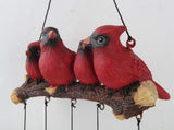 Cardinal Bird Wind Chime, Red Bird Bell Wind Chimes Outdoor Decorations, Garden Backyard Church V1369-AZ3-W-05781