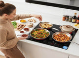Devanti Ceramic Cooktop 5 Cooking Zone 4 Electric Hobs Touch Control 7600W Black CCT-B-4B-5Z-TOUCH-BK