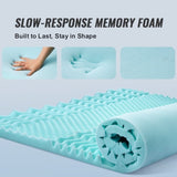Mattress Topper, Queen Size, 50.8 mm Thickness, Memory Foam Mattress Pad, Cooling Gel Infusion, V952-JYHMD6080INCJRGHRV0