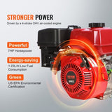 Gasoline Engine Pump, 80 mm, 7HP 265 GPM, 43 m Lift, 7 m Suction, 4-Stroke Gas Powered Trash V952-RYFDJSBYCYC377WQQV0