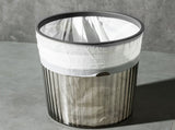Transparent Garbage Bin with Top Ring Easy Attached Lid Free Large Capacity Trash Bin Can for V1294-YM0706-3117230156711