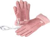 Heated Gloves - USB Heated Gloves for Cycling - Women's Heated Gloves - Cold-Proof Cycling Gloves V1188-MS101-01407-1