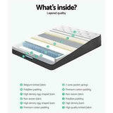 Giselle Bedding 34cm Mattress Euro Top King MATTRESS-0808-K183