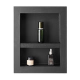 Shower Niche 40.6 x 50.8 x 10.2 cm Recessed Wall Divider Shelf Bathroom V952-SLLYBK2C16INJ0D06001V0