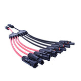 Solar Panel Cable Connectors 10AWG Y Branch Adapter Tool Frees Installation for Simple Connection of V1369-AZ3-W-13988