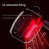 Purple Cordless Handheld Mite Removal Vacuum - UV Sanitising Light, High Suction, Auto Shut-Off V888-ELOSUNG53086